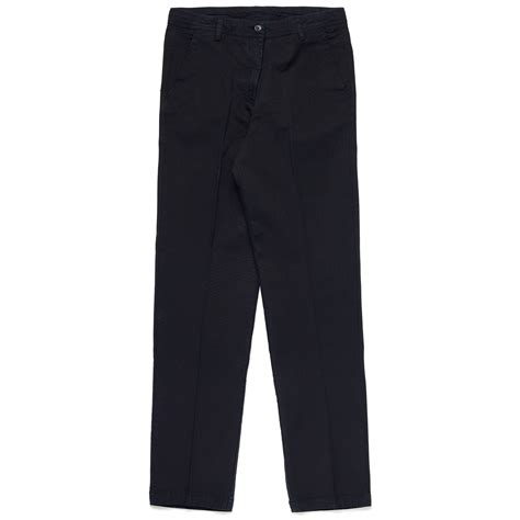 pantalone senza pinces blu navy|Pantaloni Donna ISTRION Chino senza pince Blue Navy – .